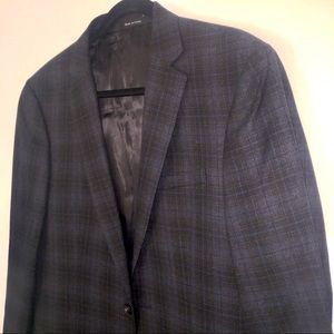 Calvin Klein Men’s Wool Checkered Sport Coat
